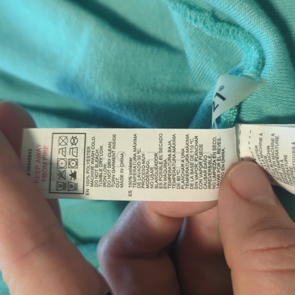 Forever 21 Plus Teal Terry Swim Cover 3x - Picture 4 of 7